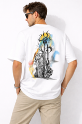 "Divine Sketch" Shiva Elements Oversized Tee