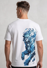 Cerulean Roar Oversized Tee -RUVON