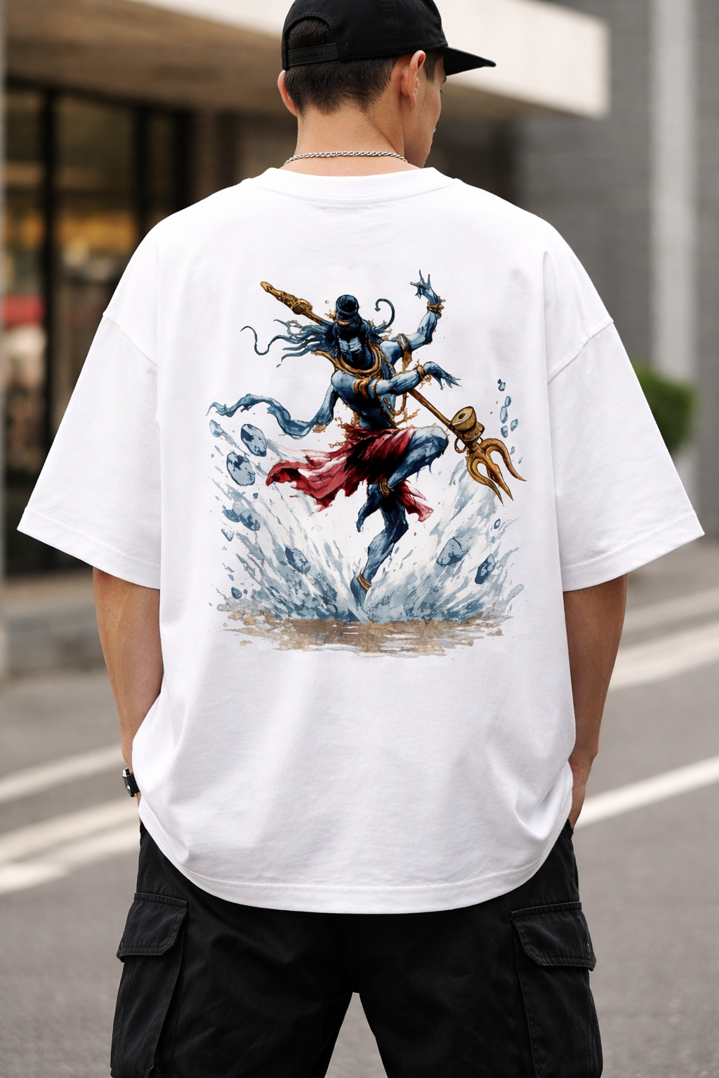Lord Shiva "Tandava" Graphic Oversized Tee